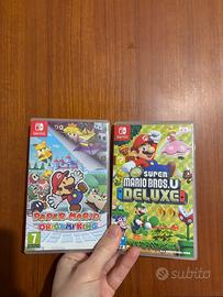 Lotto giochi Nintendo: Paper Mario e Deluxe Bros