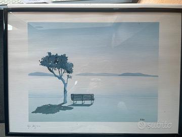 Quadro vintage “Lago Maggiore”  anni ‘80