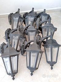 9 pezzi luce classico esterno lanterna lampada