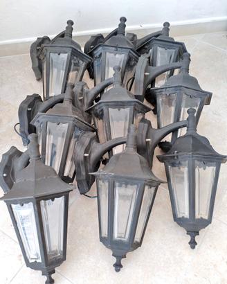 9 pezzi luce classico esterno lanterna lampada