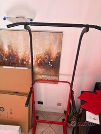 Sbarra per trazione calistenich con presine