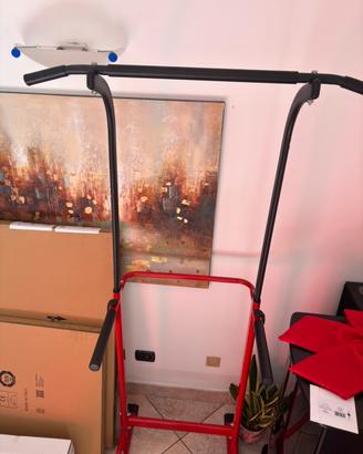 Sbarra per trazione calistenich con presine