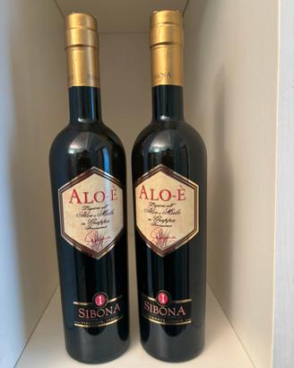 Grappa Alo-è Sibona Aloe e Miele 2 bottiglie