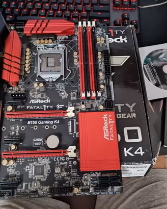 scheda madre ASRock LGA 1151 + intel i5 6500