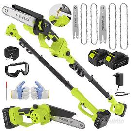 Potatore telescopico 2 in 1 con seghe mini da