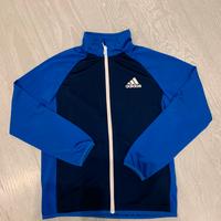 Giacca con zip Adidas taglia 11/12 anni