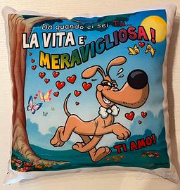 Cuscino per amanti dei cani