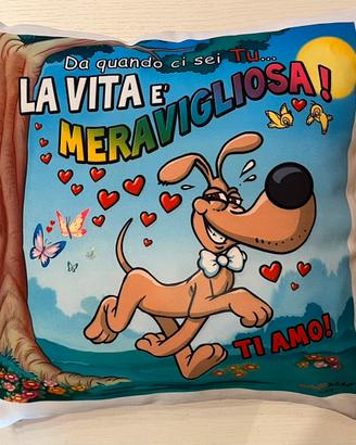 Cuscino per amanti dei cani