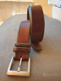 Cintura Marrone in vera pelle misure 95/110cm