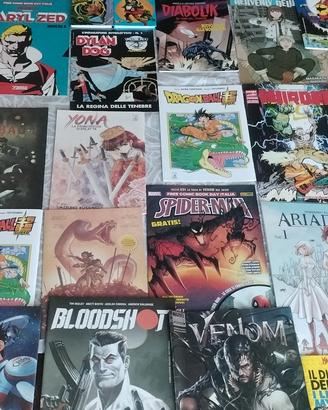 cartoline, gadget,poster fumetti 