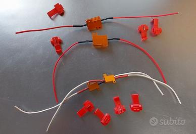 resistenze per led elimina errore canbus auto