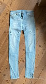 Jeans in denim Diesel “Sleenker”