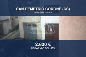 Immobile in asta di 22 m² a San Demetrio Corone
