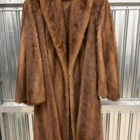 Pelliccia Visone Vintage Anni 70 Let-Out Mink Coat