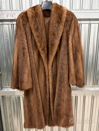 Pelliccia Visone Vintage Anni 70 Let-Out Mink Coat