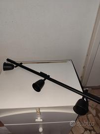lampadario plafoniera 3 faretti lineare applique 