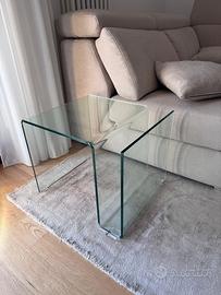 Tavolino cristallo erox