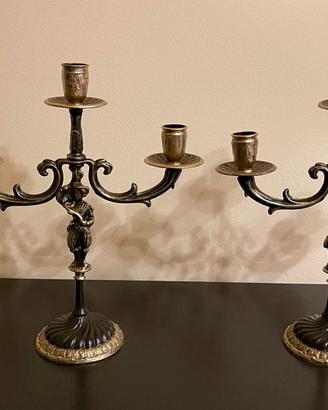 CANDELABRI DECORATI A MANO