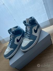Air Jordan 1 Mid ‘Sail Diffused Blue