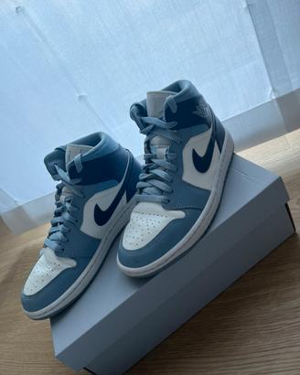 Air Jordan 1 Mid ‘Sail Diffused Blue