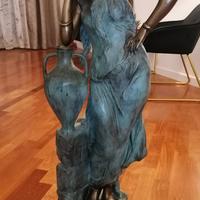 statua  bronzo  Rebecca  al  pozzo 