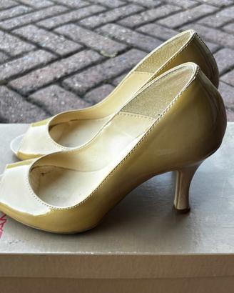Scarpe tacco vernice Canapè n.36 - Vera pelle