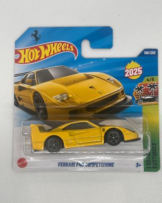 Ferrari F40 Competizione Gialla hot wheels mattel