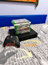 Xbox one x 1tb,con giochi e controller
