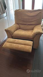 Set Salotto divano letto+Poltrona relax reclinabil