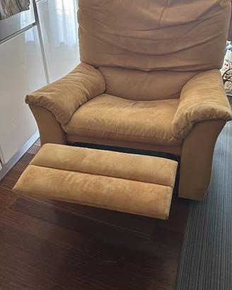 Set Salotto divano letto+Poltrona relax reclinabil