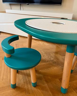 Tavolo da Gioco Stokke MuTable + Sgabelli e Access