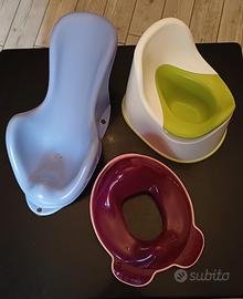 Vasino, Riduttore e Supporto per bagnetto