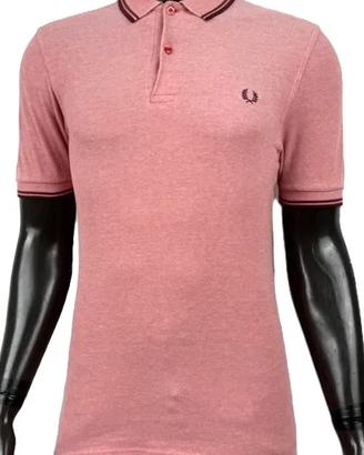Fred Perry Polo Uomo Taglia S Slim Fit Cotone rosa