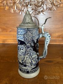 Boccale Birra Vintage DBFM cavaliere e castello