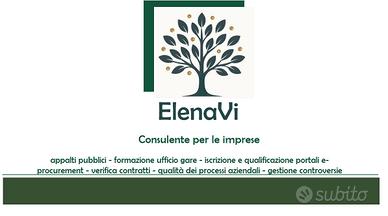 Consulente gare d'appalto e contratti pubblici