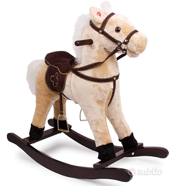 Cavallo a dondolo "Zottel" small foot, in legno