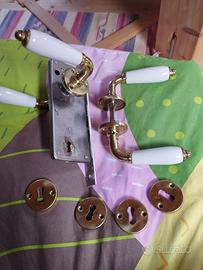 maniglie ottone e ceramica Ghidini