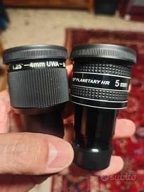 Oculari da 4 e 5mm