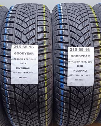 4 GOMME 215 65 16 GOODYEAR INV RIF4652