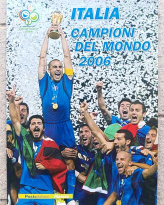 Folder Filatelico  Italia 2006 Campione del Mondo