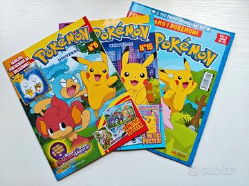 Lotto 3 Magazine Pokémon Panini comics