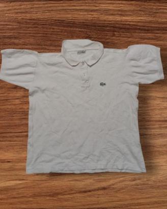 Polo bianca Lacoste classica