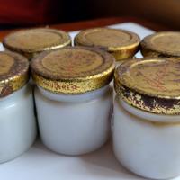 Liebig barattolini opalina vintage