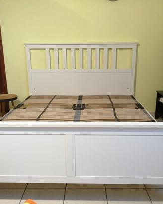 LETTO MATRIMONIALE IKEA HEMNES CON DOGHE 