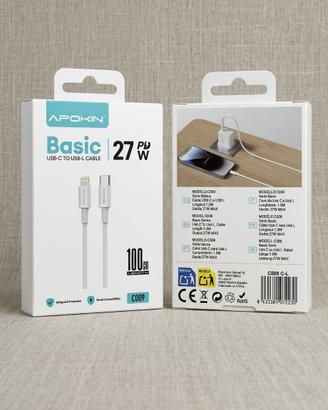 Spoken Basic Cavo USB-C to Lightning 27W 100cm