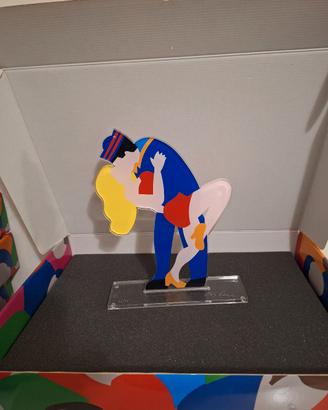 marco lodola, statuetta in plexiglass marinaio 