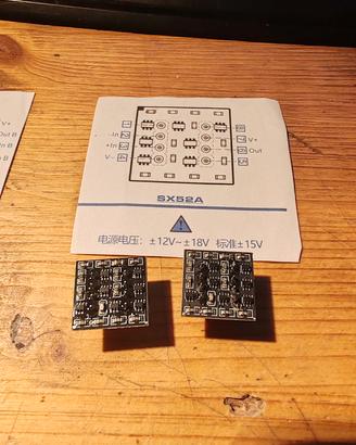 opamp completamente discreto sx52a singolo
