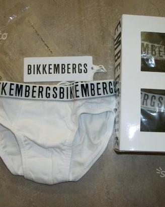 2 paia di slip bikkembergs originali junior 6 anni