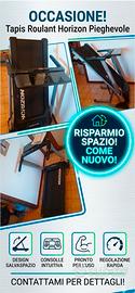 Tapis roulant Horizon T-R01 COME NUOVO