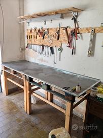 banco da lavoro in legno
